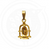 916 Gold Casting Perumal Pendant